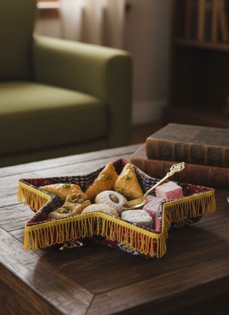 Premium Star Shaped Ramadan Sweets Tray – Decorative Islamic Table Centerpiece - Image 2